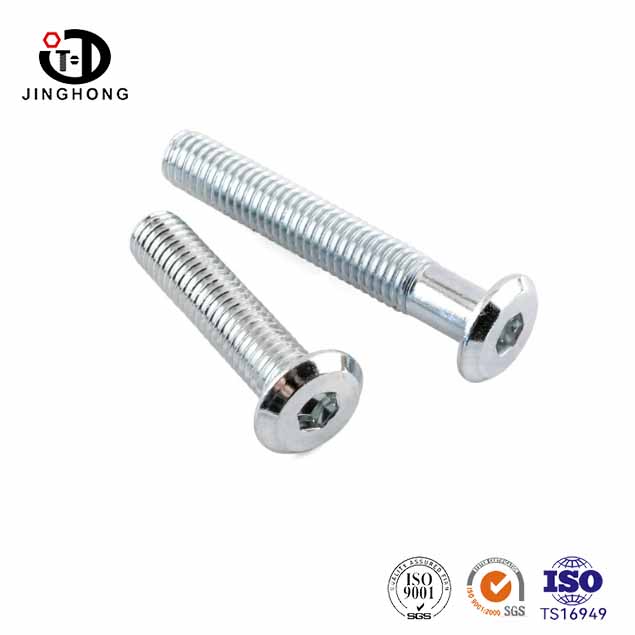 Hexagonal flat head bolts help furniture quality