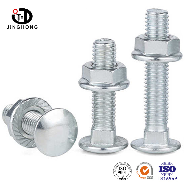 Blue White Zinc Bumper Bolts And Nuts