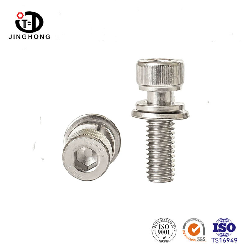 DIN 912 stainless steel socket head cap screw with washers