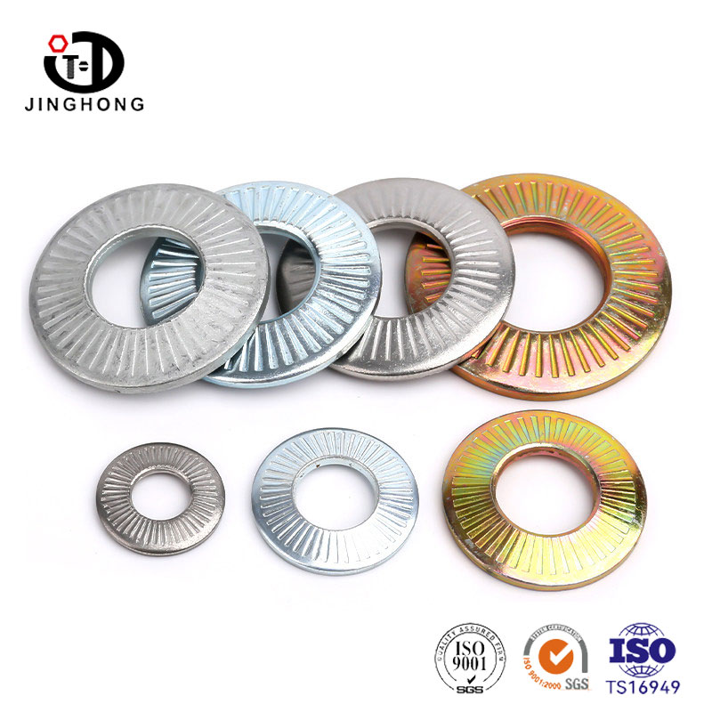 Disc Shaped Embossed Locking Washer