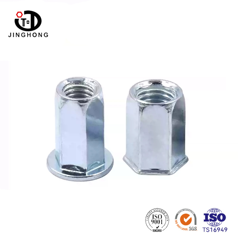 Flat Head Half Hex Rivet Nut