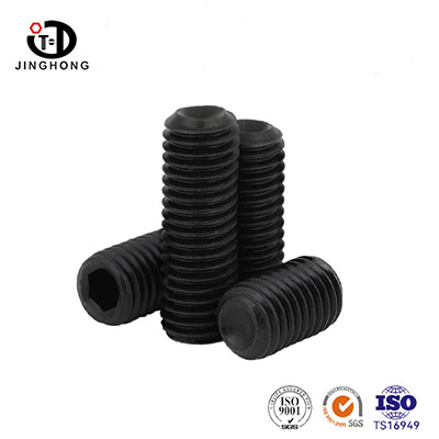 Gr12.9 Black Hexagon Socket Set Screw with Cup Point