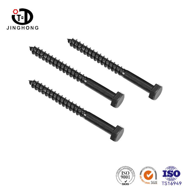 Hex Black Lag Screws