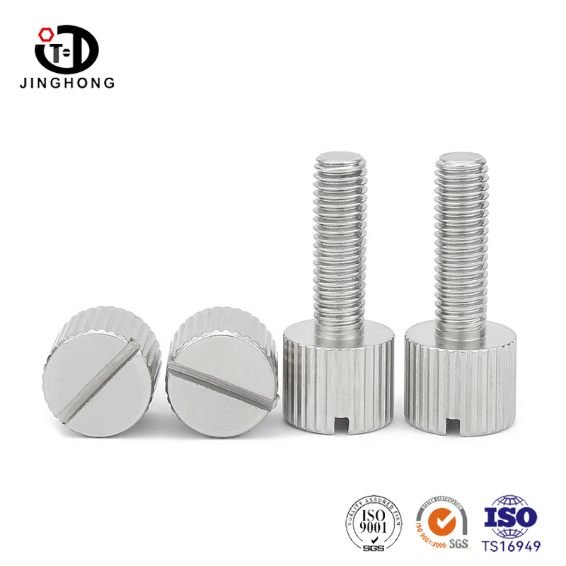 Knurled Flat Head Thumb Screw
