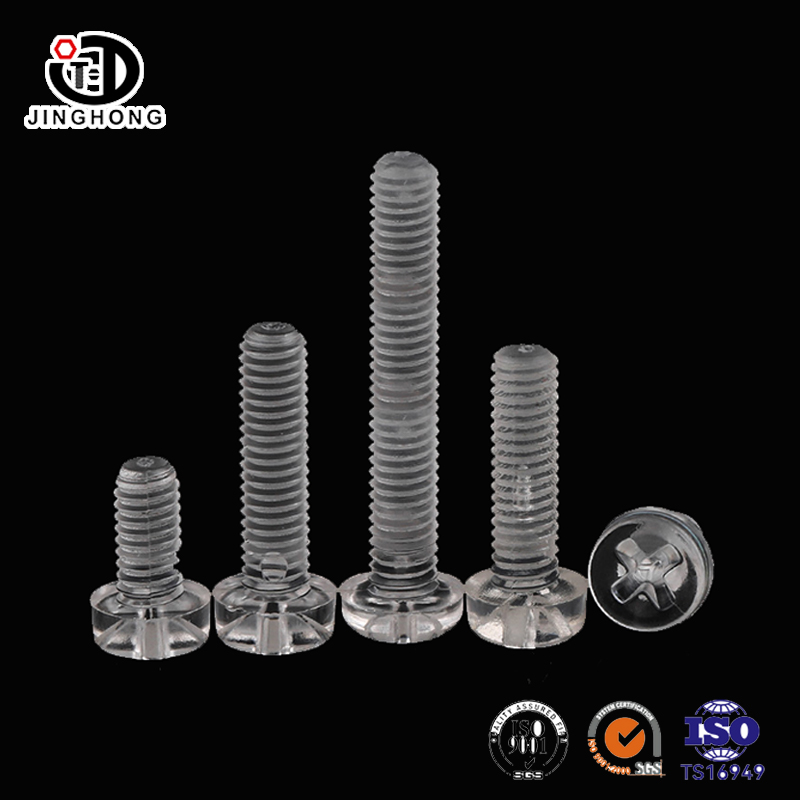 Plastic round-head screw