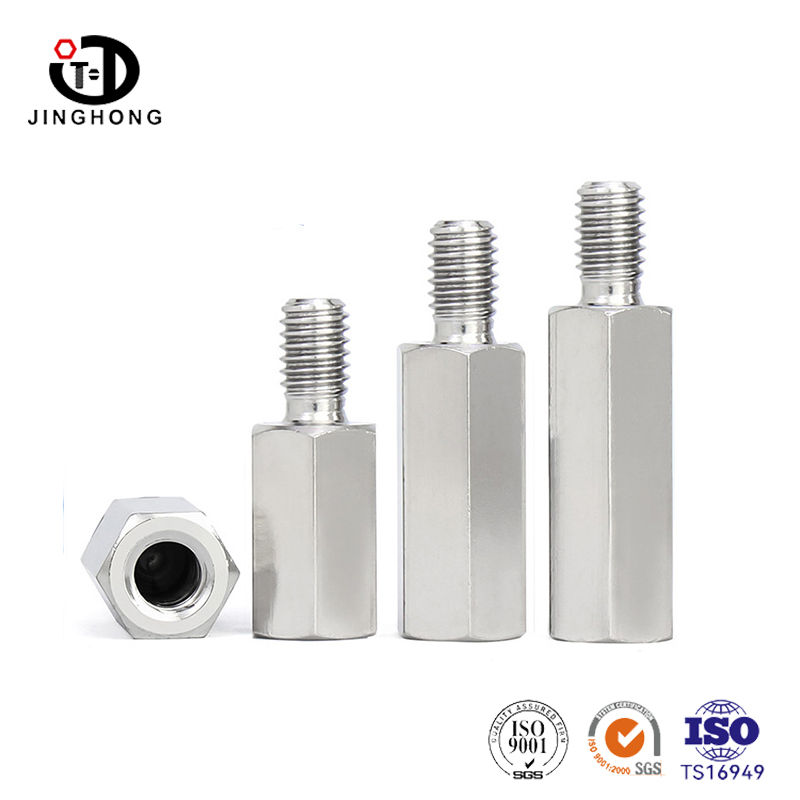 Single-end stainless steel hex stud