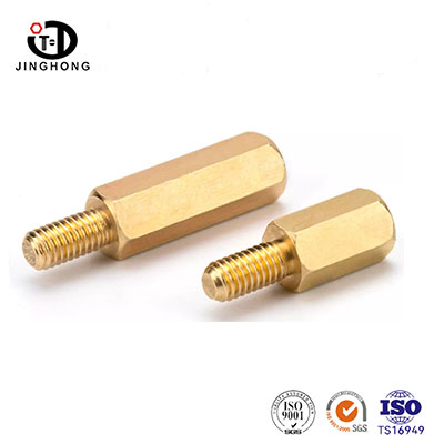 Single Head Hexagonal Brass Stud