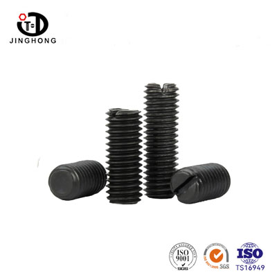 Slotted Set Screws with Flat Point