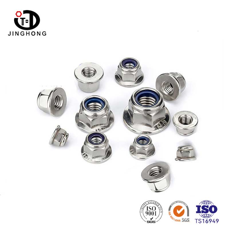Stainless Steel Nylon Flanged Nuts